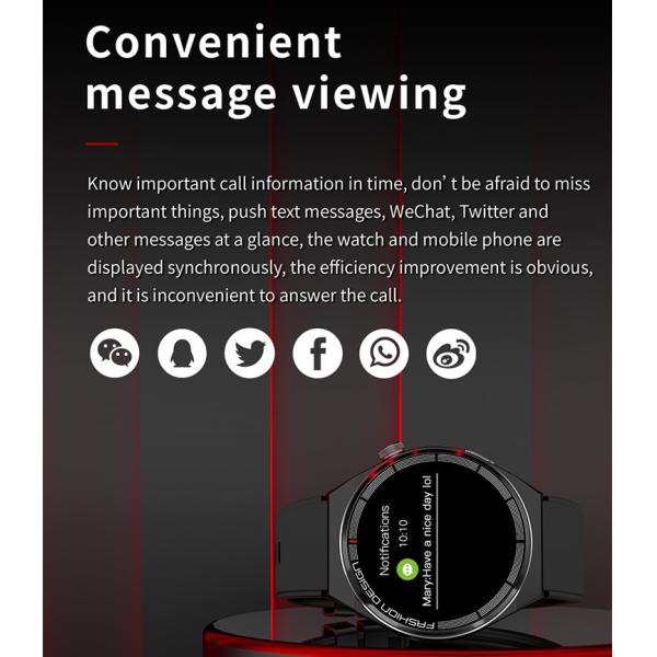 KALIHO OEM Voice Assistant Smart Wristband Watches 1.5inch 240x240