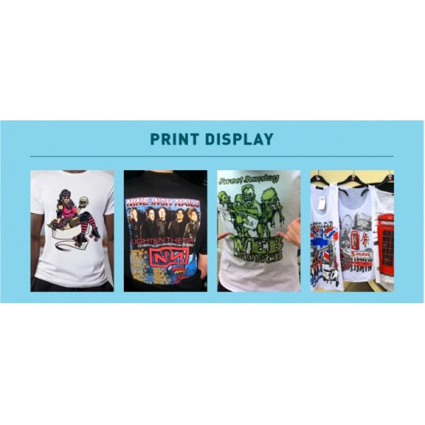 Flatbed Dtg Garment Printer 1200 * 1800dpi Max Resolution For Men T Shirt Printing