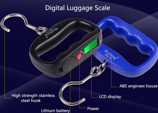 Quality High Strength Belt Digital Luggage Weighing Scale With Value Lock Function for sale