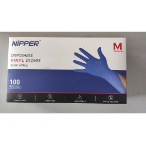 China Non Medical Disposable Vinyl Gloves Extra Large 240mm Powder Free wholesale