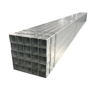 China MS ERW Galvanized Steel Square Tube Q235 Galvanised Square Hollow Section 0.5mm-30mm on sale