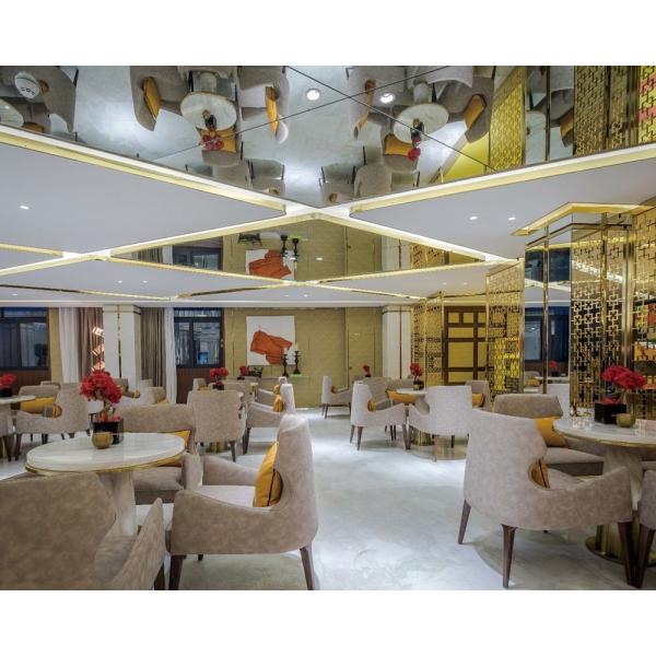 Mirror Rose Gold Metal Screens For Office/Room/Interior Decoration