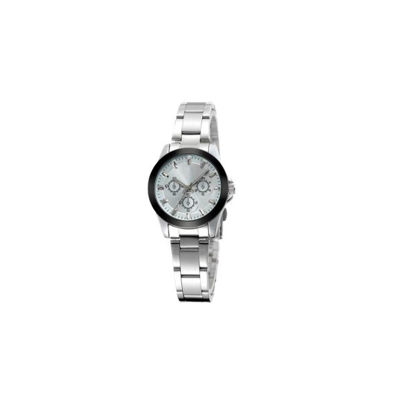 Silver Field Chronograph Watch , Timepieces Quartz Chronograph Watch 10ATM