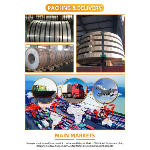 Tisco Cold Rolled Stainless Steel Strip Coil Grade 304 201 Customized