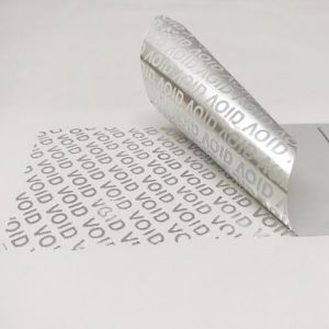 Anti Counterfeit Tamper Evident Sticker Transfer Evident VOID Serial Number