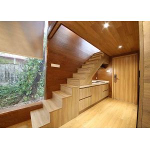 China Luxurious Aviation Aluminum Wood House With Lightweight Wateproof Soundproof Villa wholesale