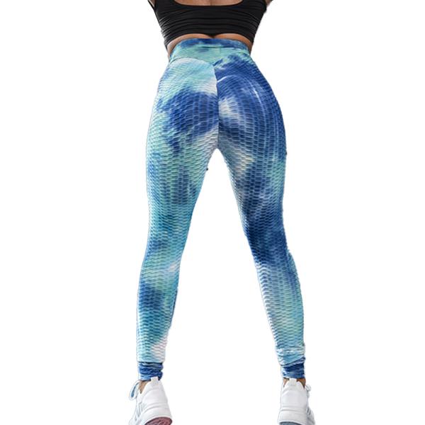 Patterned Booty Lifting Anti Cellulite Leggings Plus Size Hip Pop Style