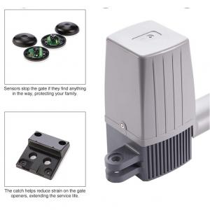 China Automatic Swing Double Gate Operators Wifi Control Solar Kit Complete Hardware on sale