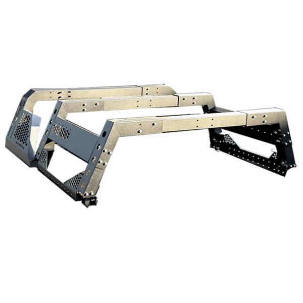 Customized Bed Rack Roll Bar for Toyota Hilux Powder Coating Surface 1336*1529*505