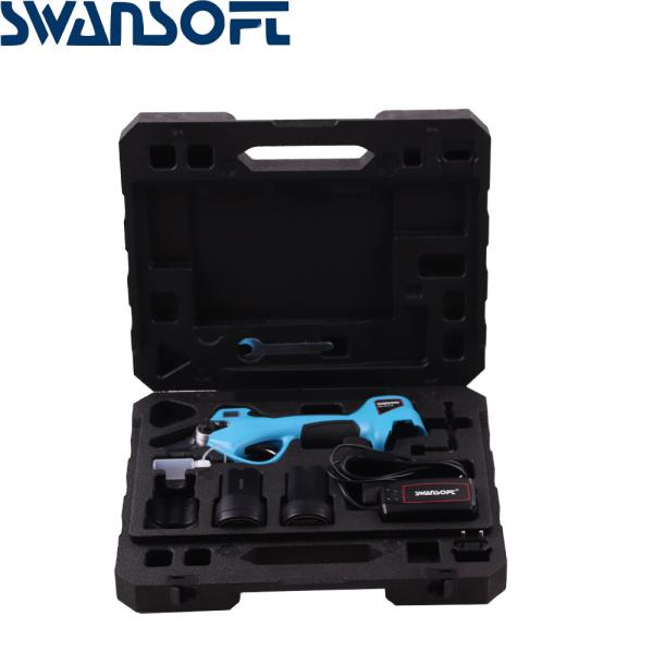 Swansoft LED Display Li-ion battery powered cordless electric pruning operated tree prunner cutting scissors pruner