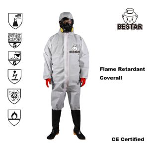 Buy cheap CE Certificed Flame Resistant Type 5/6 SMS Coverall for Medical and Hospital from wholesalers