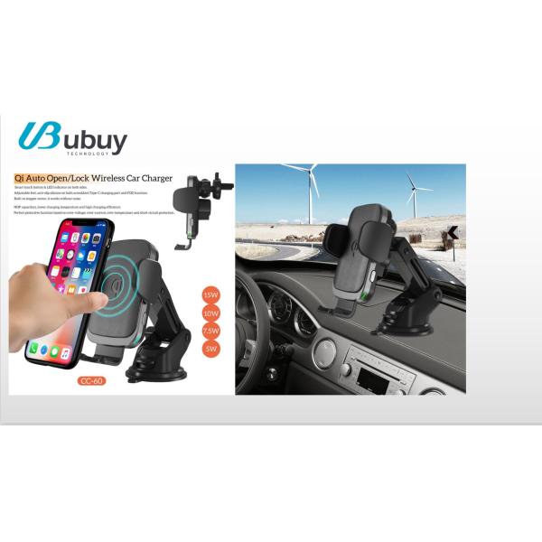 Coil Qi 10W Automatic Car Cell Phone Holder