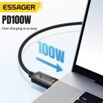 ESSAGER ES-X66 Series 100W USB C to USB C+L+Wireless Watch Charger 3 in 1 Cable