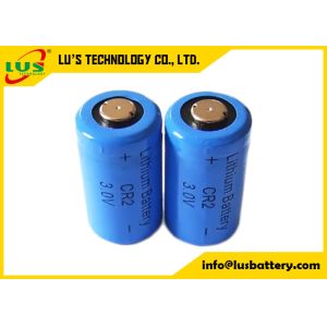 China Cylindrical CR2 Lithium Manganese Dioxide Battery 3V Non Rechargeable wholesale