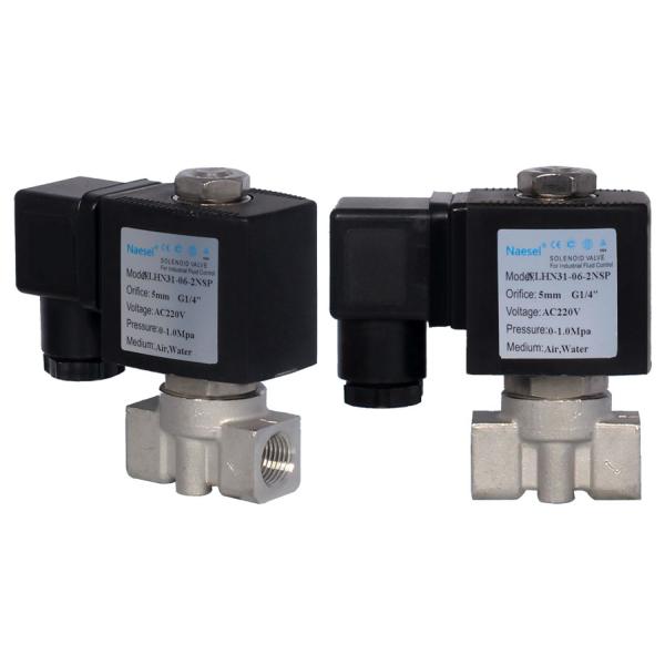 Three Way Direct Acting Solenoid Valve Normal Close Special Seal -112 ℉ - 392 ℉ Degree