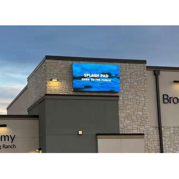 P6 P8 P10 Outdoor LED Displays Full Color Customized Cabinet Size Advertising