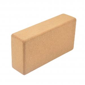 China Sweat Absorbing Cork Yoga Blocks Brick Skid Proof 3 X 6 X 9 wholesale