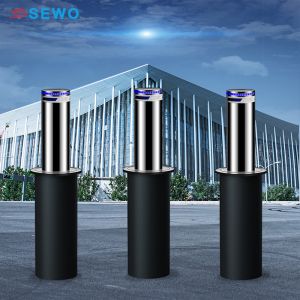 Automatic Parking Bollards Hydraulic Retractable Stainless Steel Bollard with