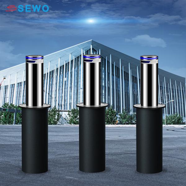 Automatic Parking Bollards Hydraulic Retractable Stainless Steel Bollard with