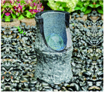 Shell Shape Outdoor Garden Water Fountains , Durable Granite Water Fountain