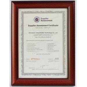 Shenzhen Videoinfolder Technology Co., Ltd. Certifications