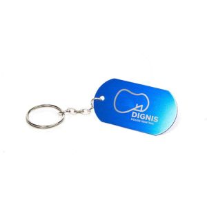 China Customized Printing Fashion Stainless Steel Keychain / Jewelled Key Rings wholesale