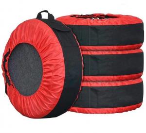 China Tire Cover, Seasonal Tire Totes,Polyester Wheel Tires Storage Bags, Waterproof Dustproof Wheel Covers Fit for 16-20 on sale