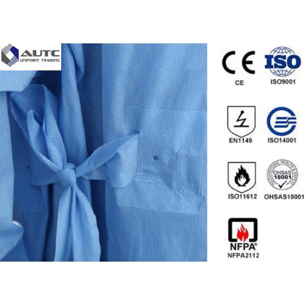 Sterile Chemotherapy Disposable Hospital Scrubs Gowns S-5XL Customized Size