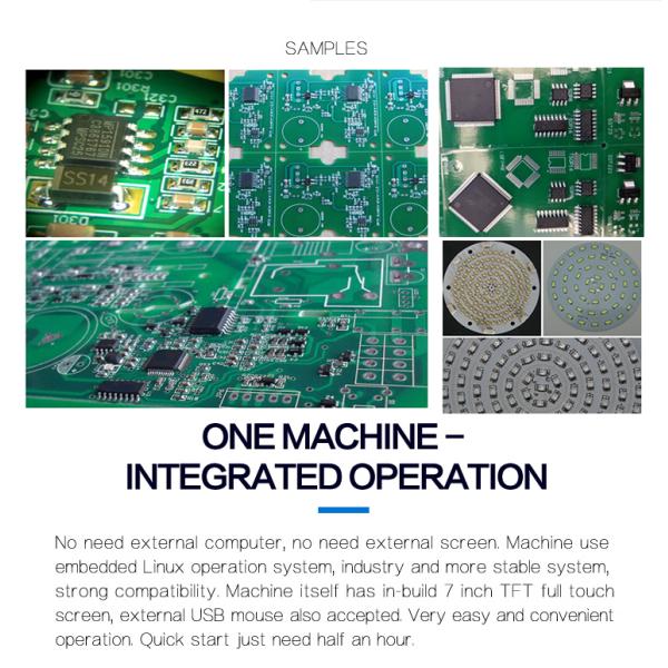 All in one pcb pick and place machine smt 58 Feeders CHMT48VB
