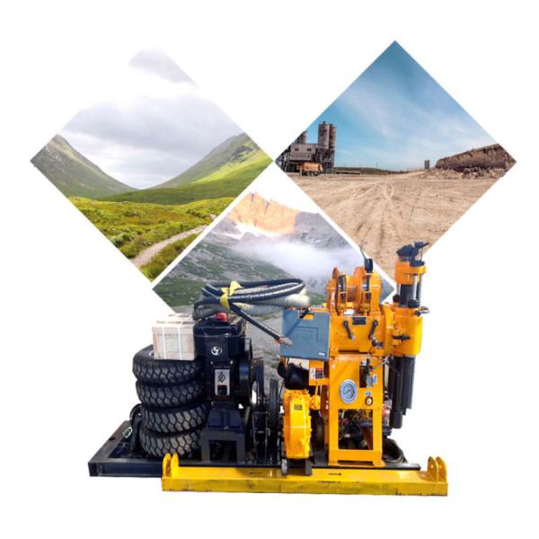 1/6 Small Electric Quarry Blasting Drill Rig Geology Drilling Machine