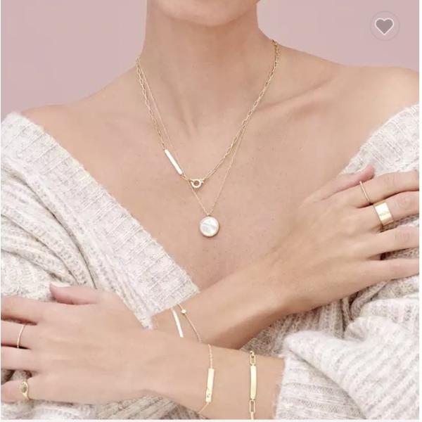 Luxury X Letter Rhinestone Double Rope Bracelet 14 Karat Stainless Steel Bracelets