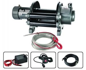China Remote Switch Electric Truck Winch 20000lbs CE approved S20000T on sale