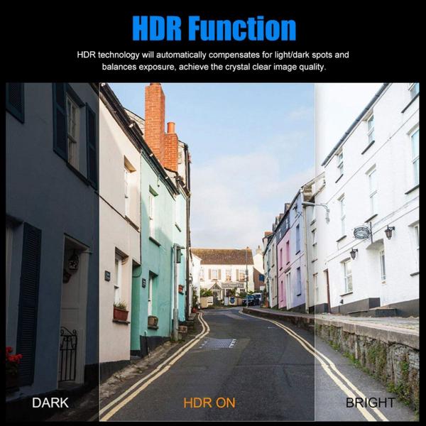 4 Inch Car Camcorder FHD 1080P Triple Lens DVR Dashboard Camera 170 Degree