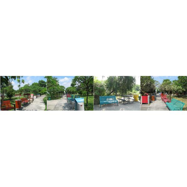 E Coating Metal Outdoor Bollard , Foldable Collapsible Parking Bollard