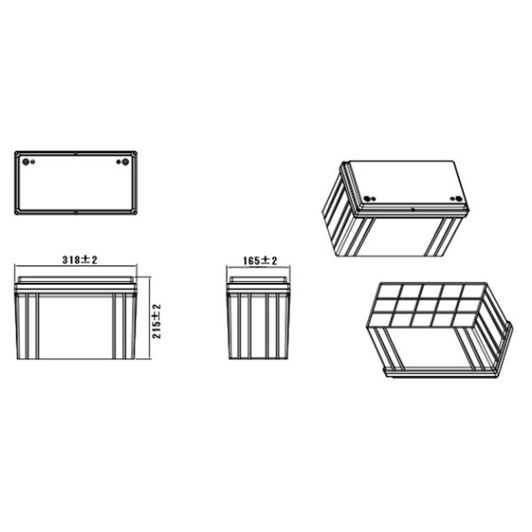Lithium Iron Phosphate Deep Cycle Battery Pack Lifepo4 Zero Emission For Solar RV