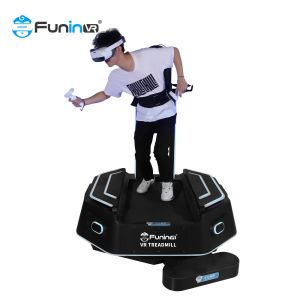 China Interactive Indoor 360 Degree 9D Vr Standing Platform Walker Treadmill Vr Walking wholesale