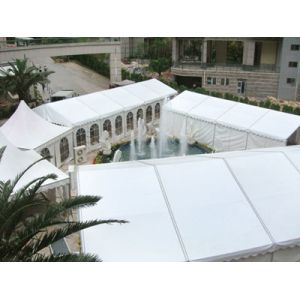 White Waterproof Tent Tarp Cover , 5m Heavy Duty Roof Tarps