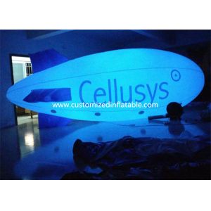 Safe And Environment Inflatable Helium Airplane , Inflatable Zeppelin Balloon