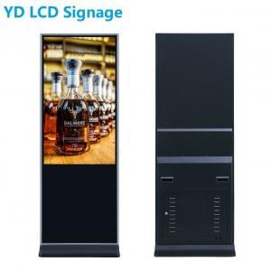China 55 Inch LCD Touch Screen Kiosk Support IR Remote Controller For Advertising on sale