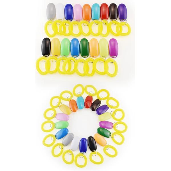 Professional Dog Training Whistle High Tone Pet Training Whistle Multi Color With Lanyard