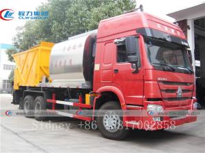 China HOWO 6X4 Stainless Steel Q304-2B Asphalt Paving Truck wholesale