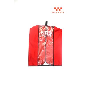 Nylon Fire Extinguisher Protection Cover UV Resistance With Viewing Window