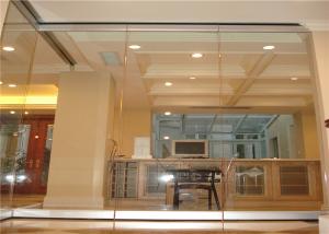 China Sliding Glass Partition Single Types Of Glass Partition Wall Office Partition wholesale