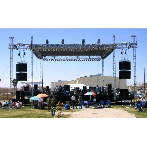 Easy install Durable Large Aluminum Stage Truss system for Indoor or Outdoor Performance