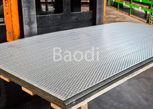 Slotted Hole Galvanized Perforated Steel Sheet For Architecture 1.5m X 3m
