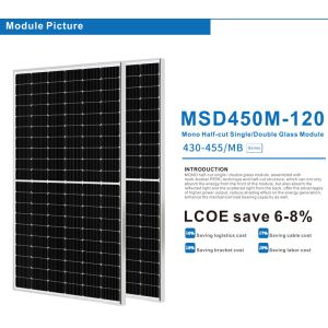 Flexible Monocrystalline Silicon Solar Panel High Performance 450W
