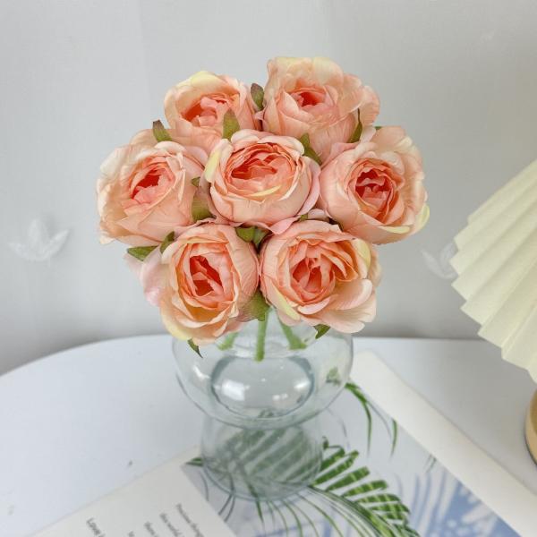 Ins style roses, fake flowers, flower vases, hand-held flowers, Valentine's Day photos, flower bouquets, birthday gifts, decorations