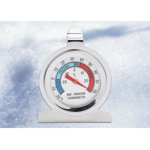 China Household Analog Refrigerator Freezer Thermometer Tempered Glass Lens wholesale
