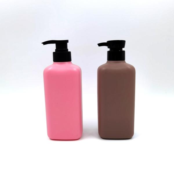 Silk Printing 18oz 550ml Plastic Cosmetic Bottles For Hand Wash