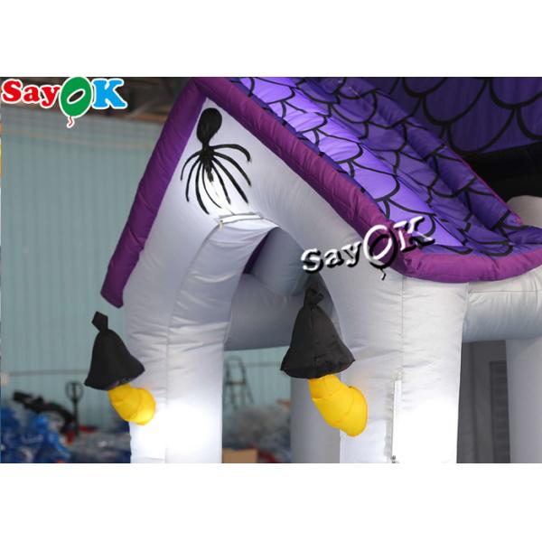 5m 16ft Horrific Inflatable Halloween Haunted House With Dead Tree Led Lighting